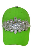 “Crowned” Handmade Jeweled Cap