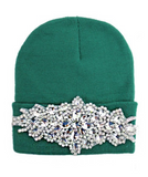 Miss Bling Jeweled Encrusted Beanie