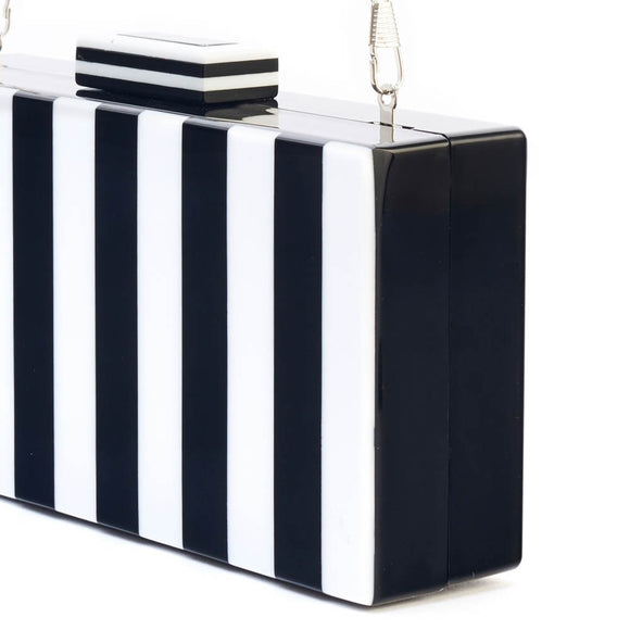 Striped to Perfection Clutch